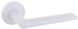 GAVROCHE* Ручка дверная RUTHENIUM Ru -A33 White Ручки на розетке