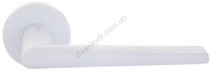 GAVROCHE* Ручка дверная RUTHENIUM Ru -A33 White  Ручки на розетке
