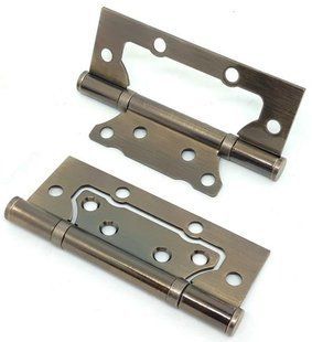 Петля KEDR FLUSH 100*75*2.5-B2-AB  Дверные петли