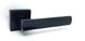 KEDR Ручка дверная R08.144-Black mat  Ручки на розетке