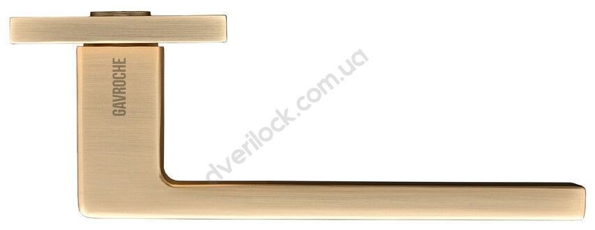 GAVROCHE* Ручка дверная THORIUM -Z25 Gold SB  Ручки на розетке