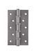 GAVROCHE Петля универсальная GR 125x75х2,5 мм, В4 (MBN)  Дверные петли