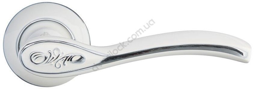 GAVROCHE Ручка дверна INDIUM A5 W/CP Ручки на розетці