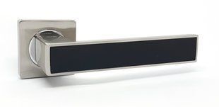 KEDR Ручка дверна R08.810-SN / CP-black Ручки на розетці
