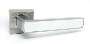 KEDR Ручка дверна R08.820-SN / CP-White Ручки на розетці