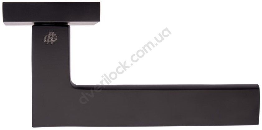 GAVROCHE Ручка дверная SCANDIUM A3 Black  Ручки на розетке