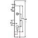 CLASS Корпус замка 153P-35 (16mm) Корпус врізного замка