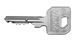 Цилиндр WILKA 1400 C PREMIUM 130 45/45 nikiel