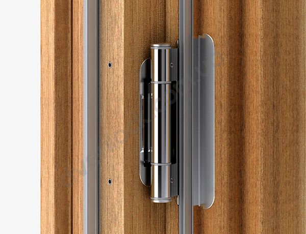 AGB R4 Mod.10 петля для дерев'яних вхідних дверей чорна Дверні завіси