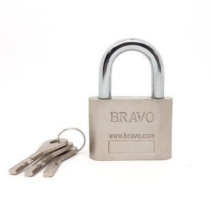 Навісний замок в блістері BRAVO ROUNDED (50мм) Навісні замки