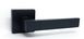 KEDR Ручка дверная R08.081-Black mat  Ручки на розетке