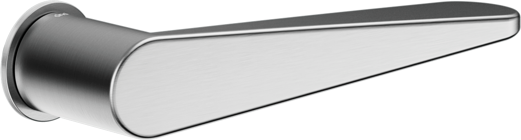 DND Ручка дверная IKI (UNICO ROUND Ø22-2mm) хром матовый  Ручки на розетке