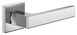 DND Ручка дверная QUATTRO 02 хром  Ручки на розетке