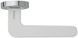 GAVROCHE Ручка дверная PALLADIUM Z2 CP/WHITE Ручки на розетке