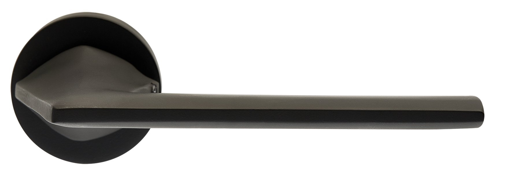 ILAVIO Ручка дверная 2401 черный  Ручки на розетке