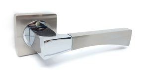 KEDR Ручка дверна R08.130-SN / CP Ручки на розетці
