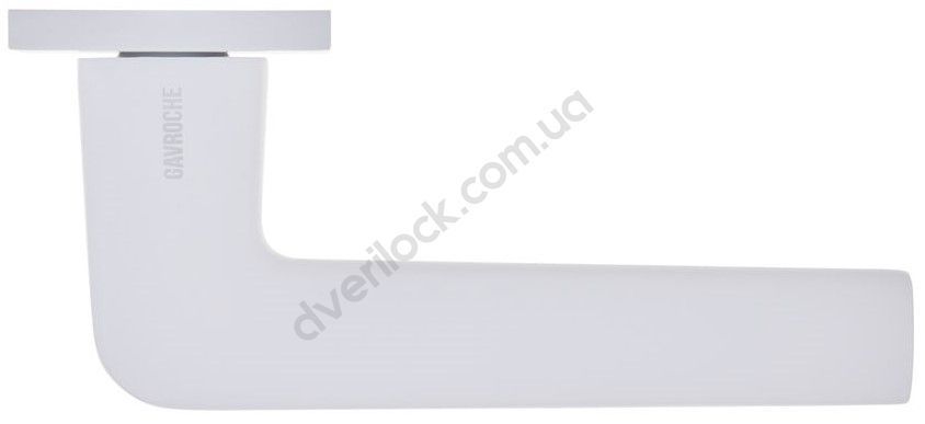GAVROCHE* Ручка дверна HASSIUM Hs -A25 White Ручки на розетці