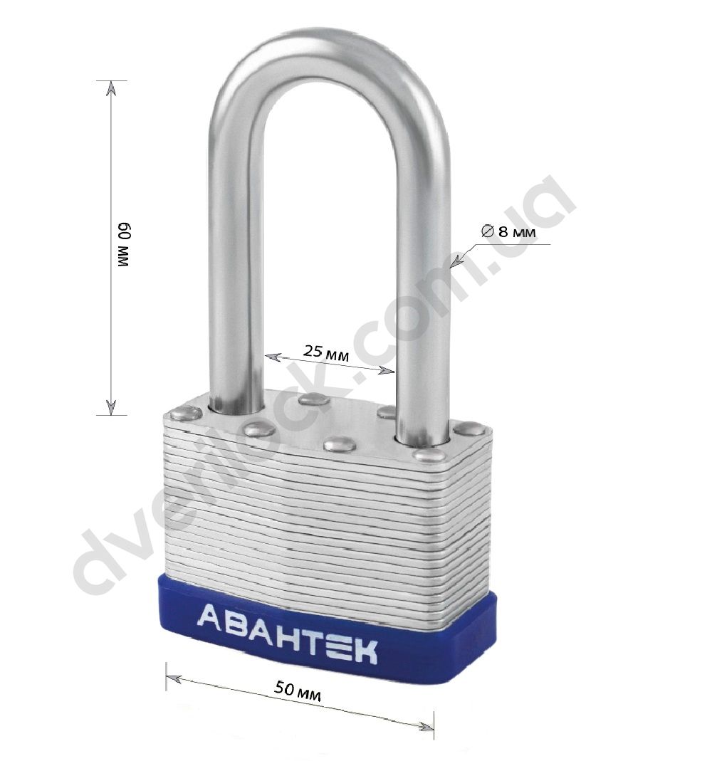 Замок висячий Авантек SL- L - 1550  Навесные замки