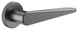 DND Ручка дверная IKI антрацит  Ручки на розетке