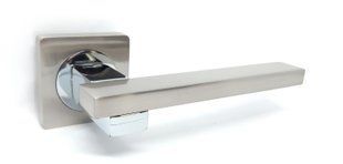 KEDR Ручка дверна R08.150-SN / CP Ручки на розетці