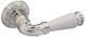 GAVROCHE Ручка дверная NEODIUM Z20 BRIGHT SILVER/W Ручки на розетке