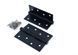 Петля KEDR 100x75x2.5-B4-Black mat  Дверные петли